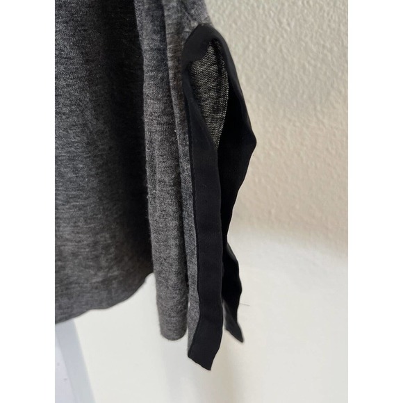 MM6 Maison Margiela Womens Gray Black Short Sleeve Top Size M - Picture 3 of 9